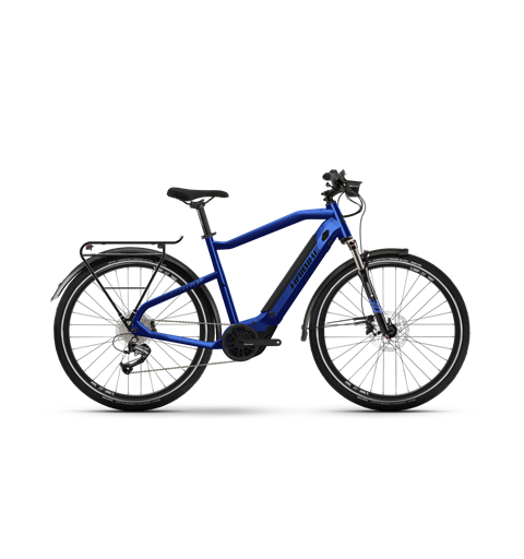 Haibike Elsykkel Trekking 4 Herre 27.5&quot;, YSTM i500Wh, Blue/Black